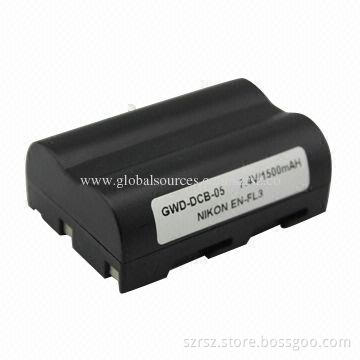 Camera batteries, Nikon EN-FL3, 7.4V/1500MAH
